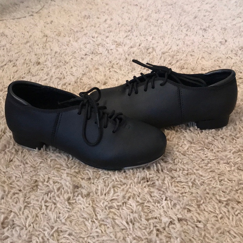 Black tap shoes